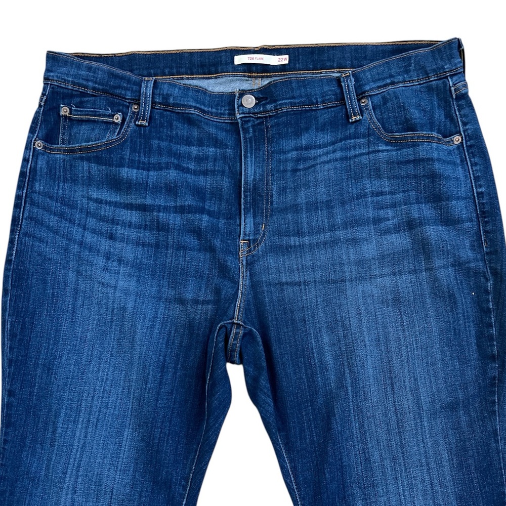 Levi's 726 Flare Women's High‎ Rise Jeans Size 22W NWOT - Picture 4 of 14